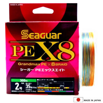 Fio Yuki Seaguar PE 8X Color de 300mt
